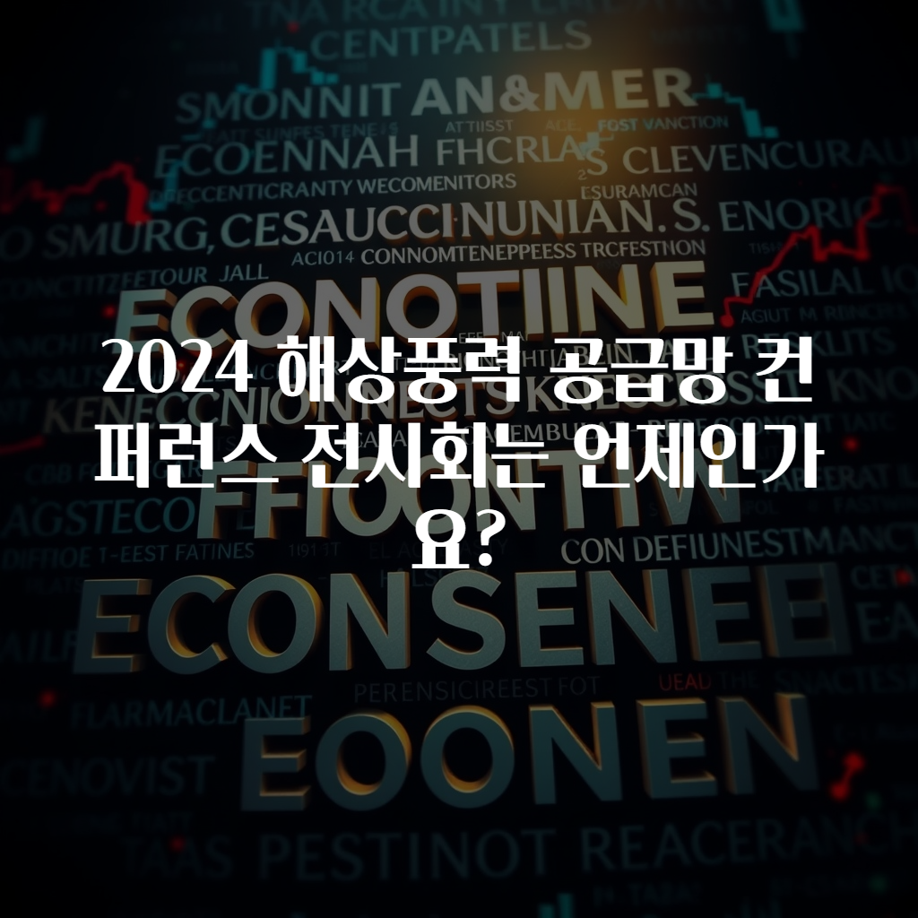 2024 해상풍력 공급망 컨퍼런스 전시회는 언제인가요?