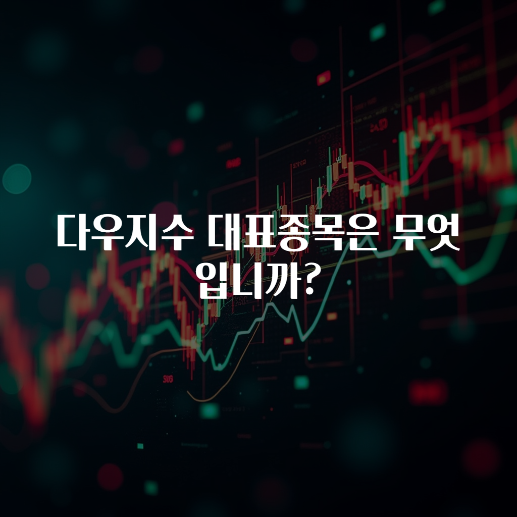 다우지수 대표종목은 무엇입니까?