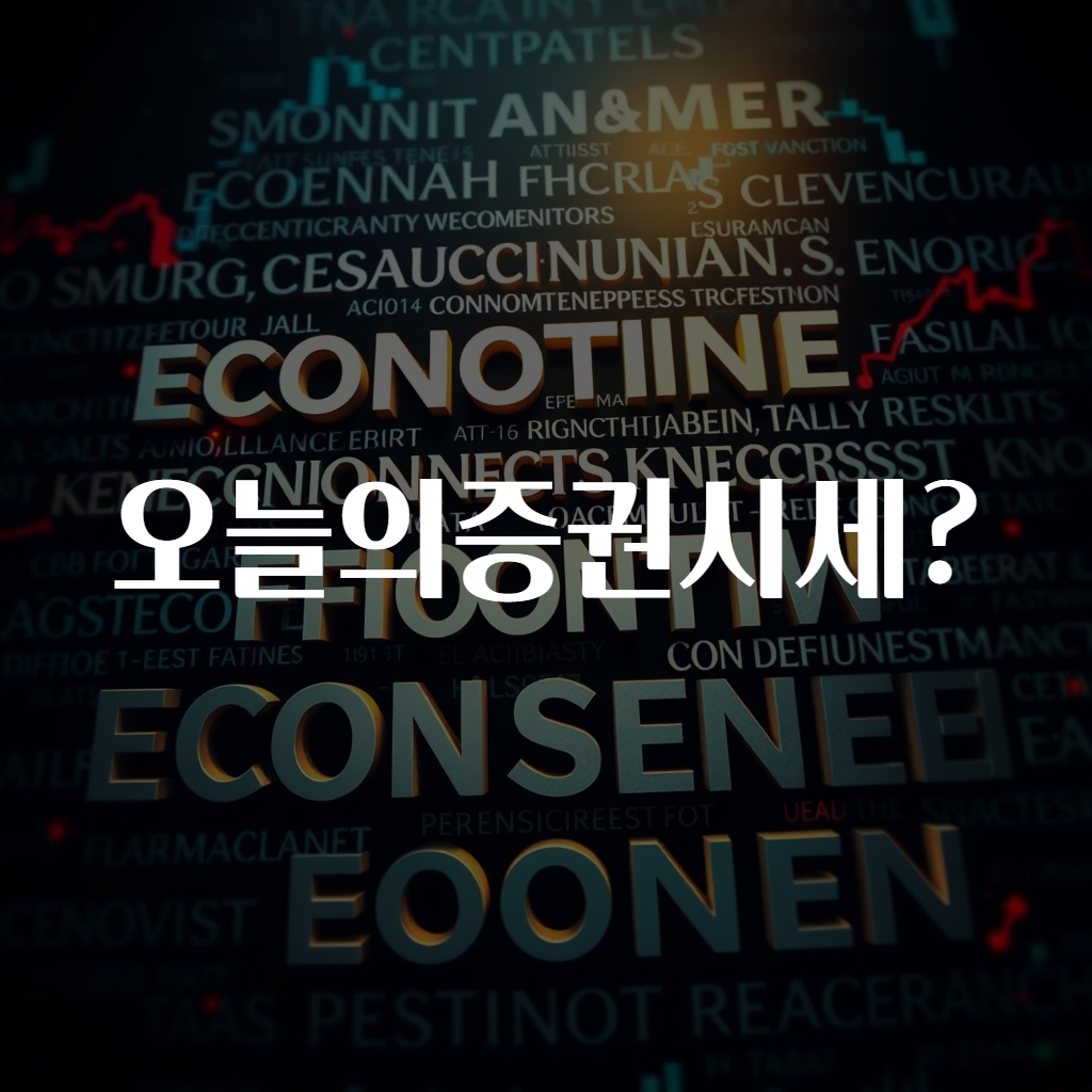 오늘의증권시세?