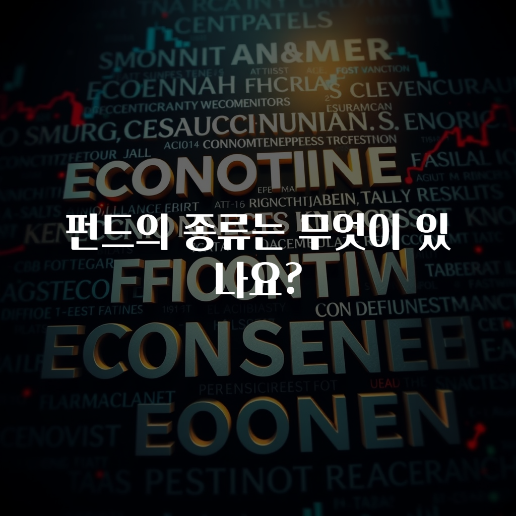 펀드의 종류는 무엇이 있나요?