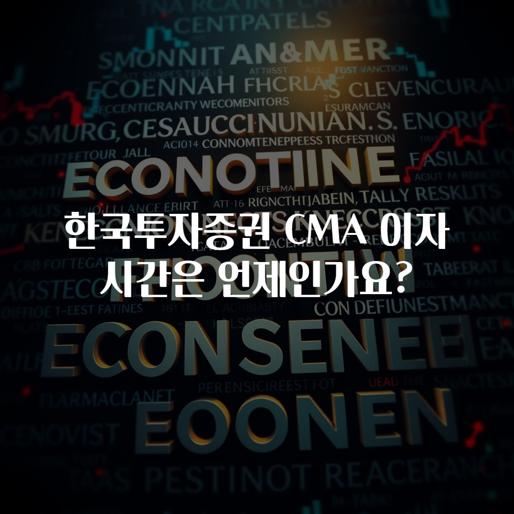 한국투자증권 CMA 이자 시간은 언제인가요?
