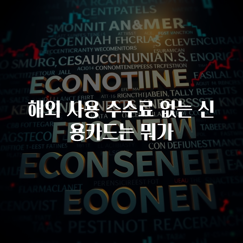 해외 사용 수수료 없는 신용카드는 뭐가