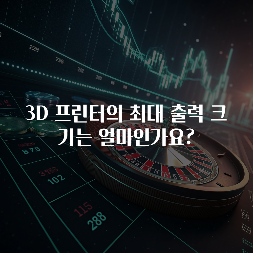 3D 프린터의 최대 출력 크기는 얼마인가요?