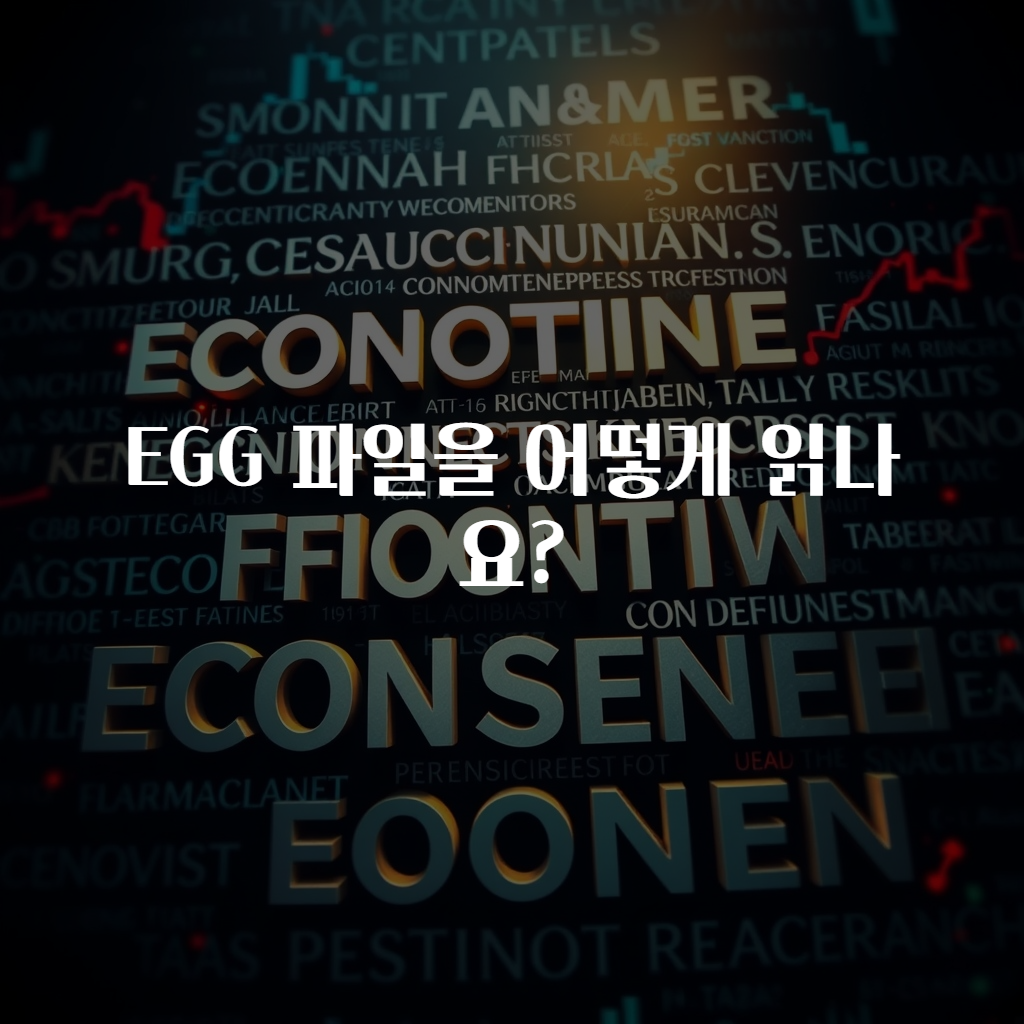 EGG 파일을 어떻게 읽나요?