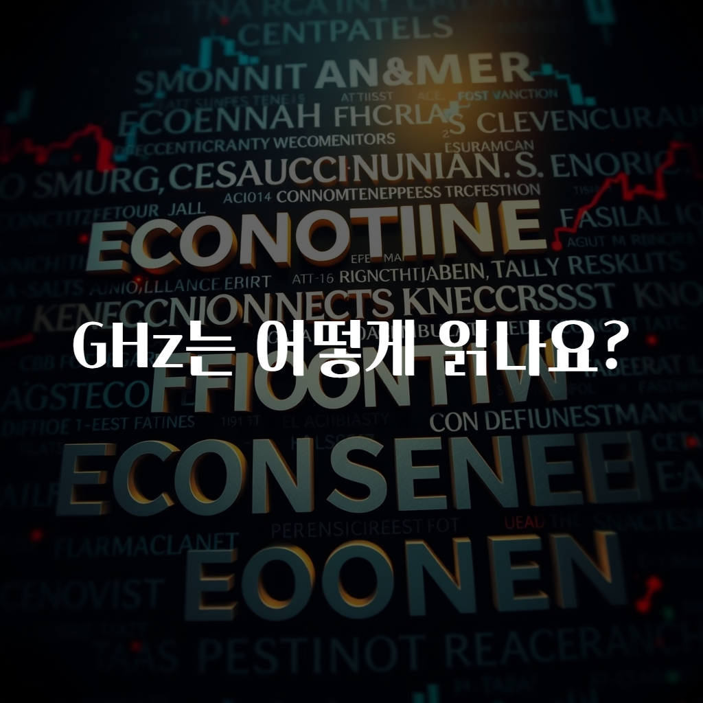 GHz는 어떻게 읽나요?
