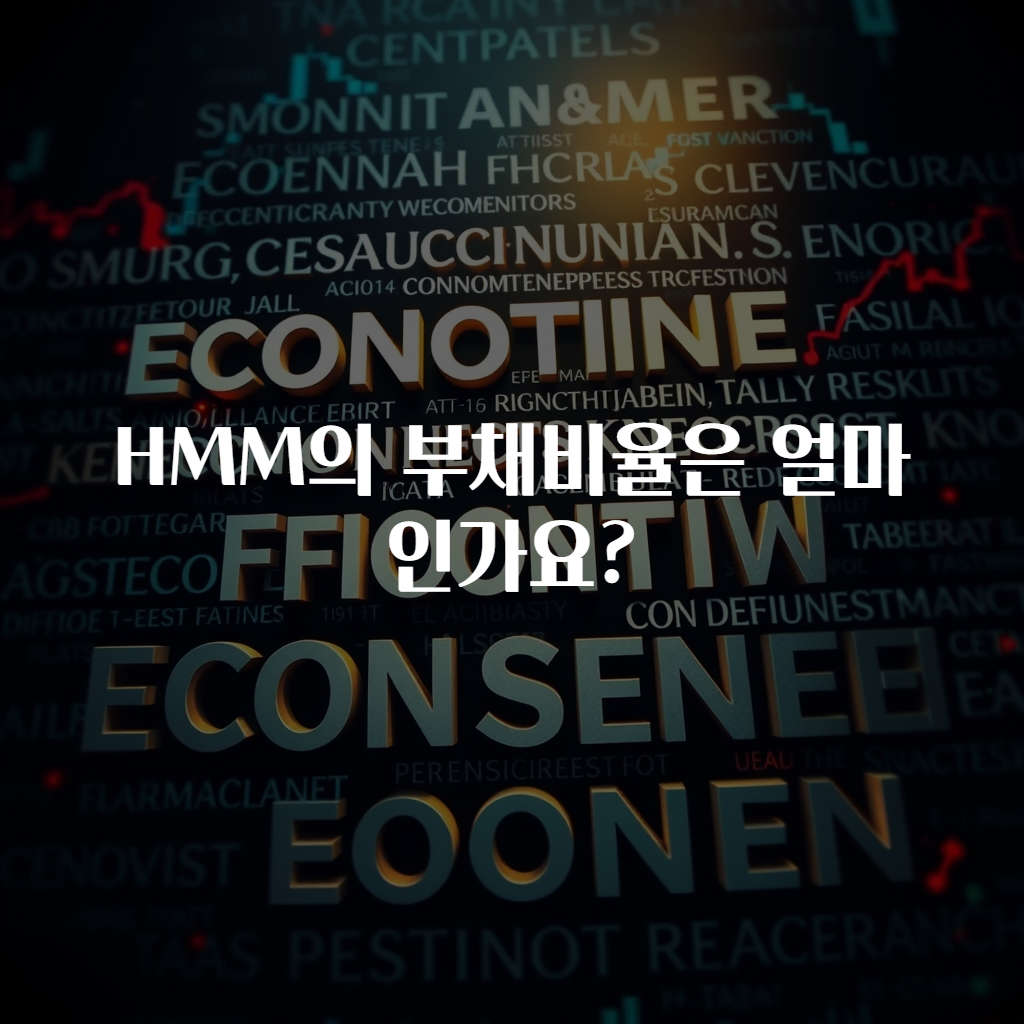 HMM의 부채비율은 얼마인가요?