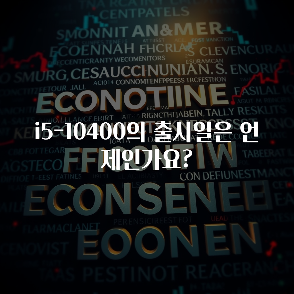 i5-10400의 출시일은 언제인가요?
