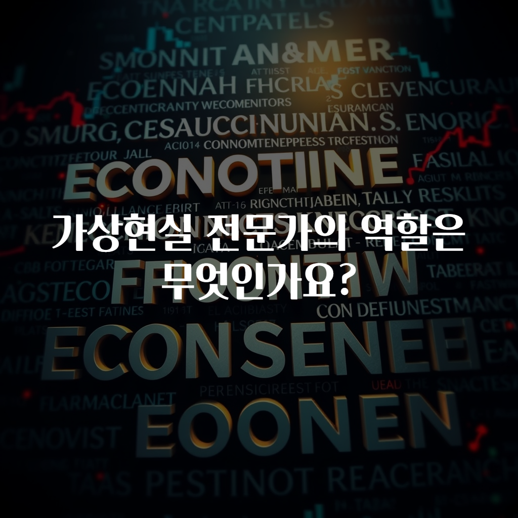가상현실 전문가의 역할은 무엇인가요?
