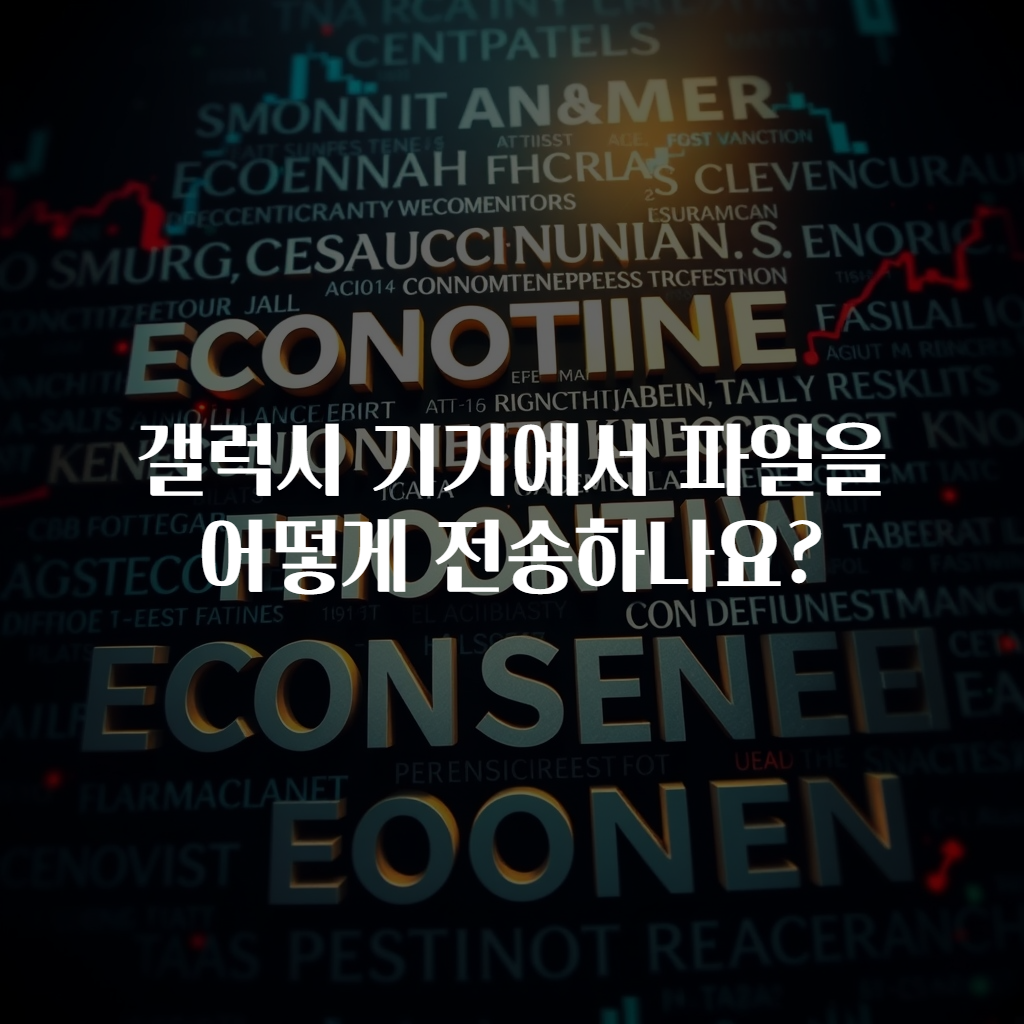 갤럭시 기기에서 파일을 어떻게 전송하나요?