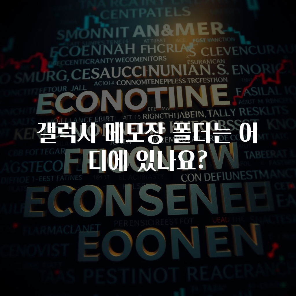 갤럭시 메모장 폴더는 어디에 있나요?