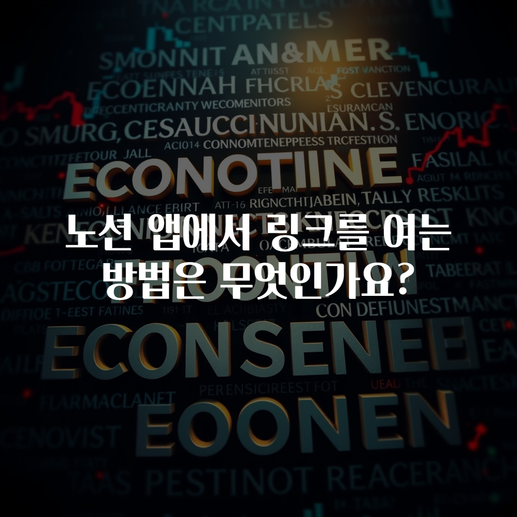 노션 앱에서 링크를 여는 방법은 무엇인가요?