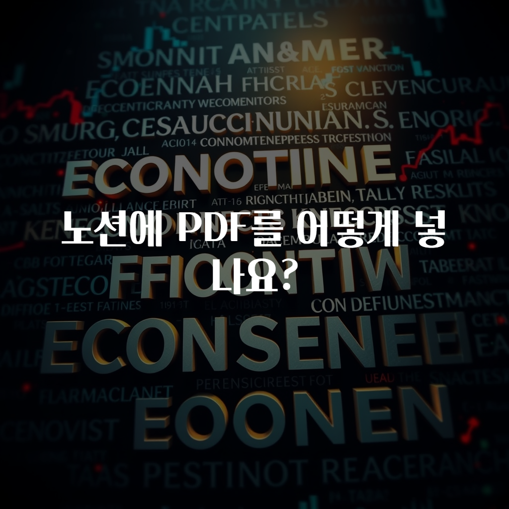 노션에 PDF를 어떻게 넣나요?