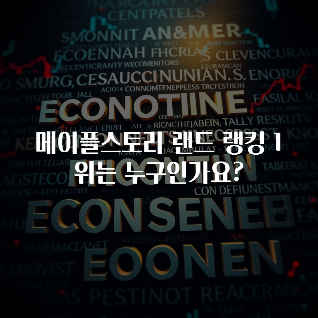 메이플스토리 랜드 랭킹 1위는 누구인가요?