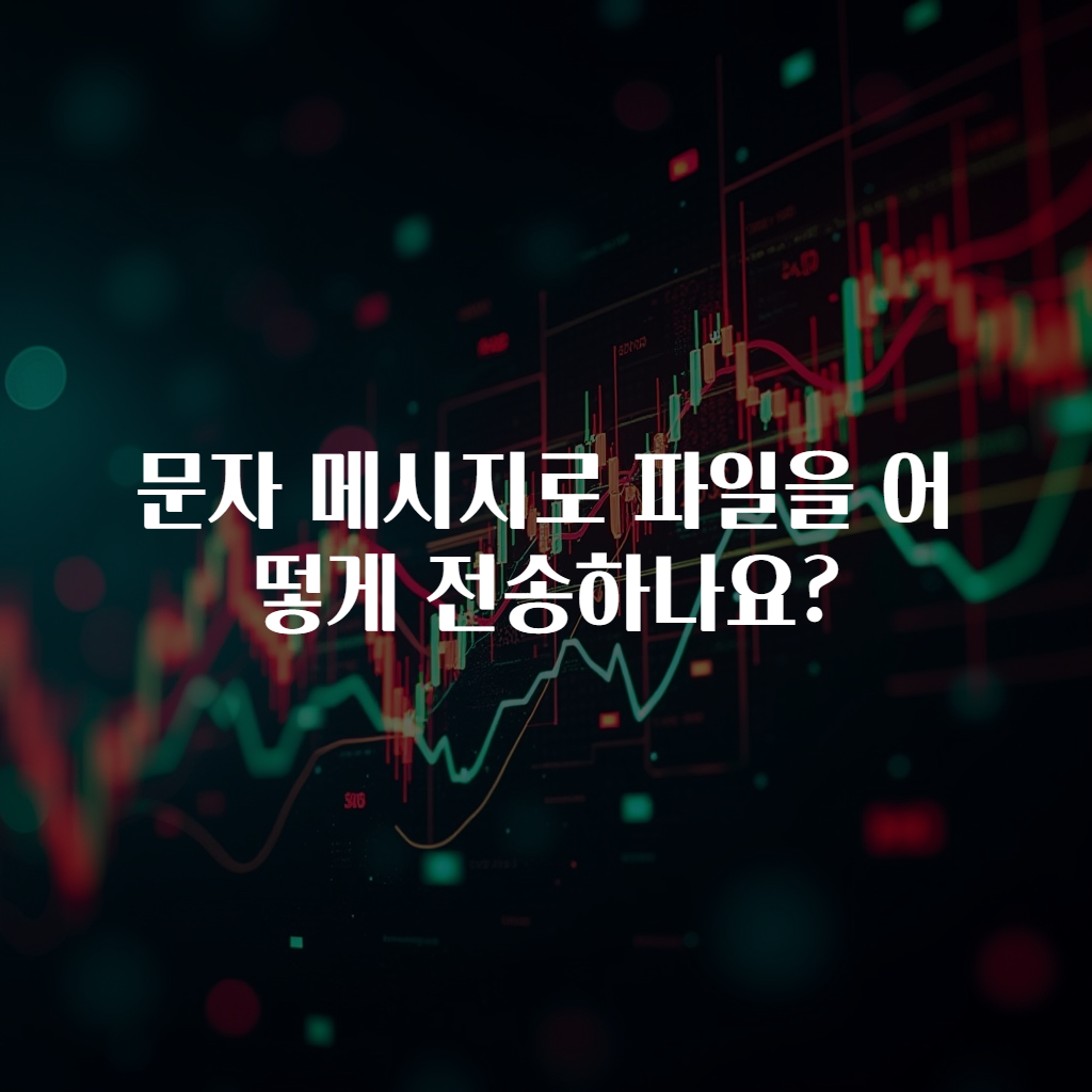 문자 메시지로 파일을 어떻게 전송하나요?