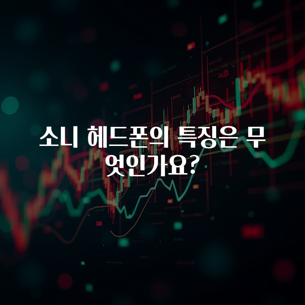 소니 헤드폰의 특징은 무엇인가요?