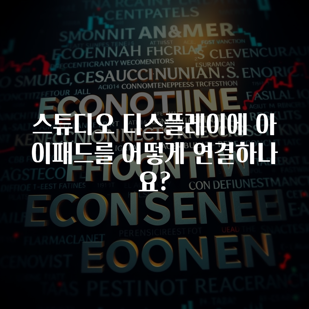 스튜디오 디스플레이에 아이패드를 어떻게 연결하나요?