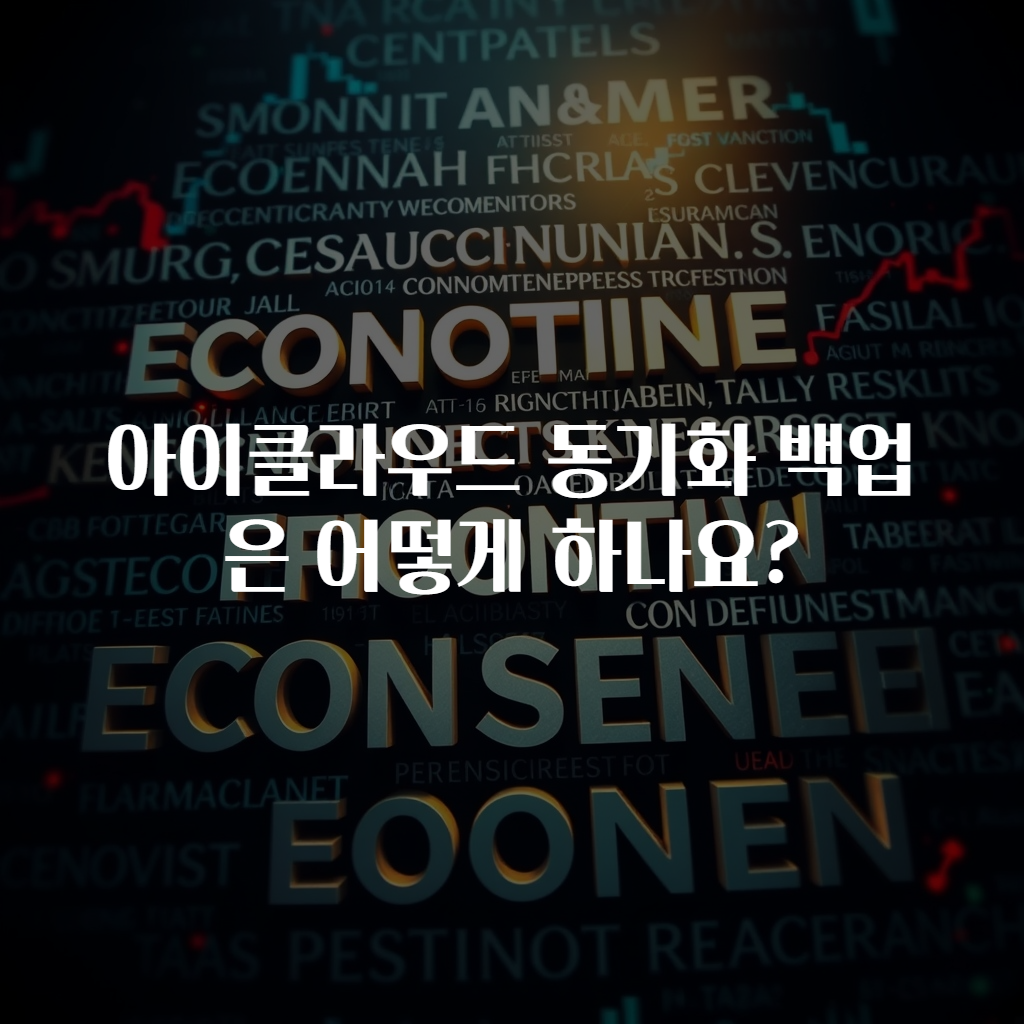 아이클라우드 동기화 백업은 어떻게 하나요?
