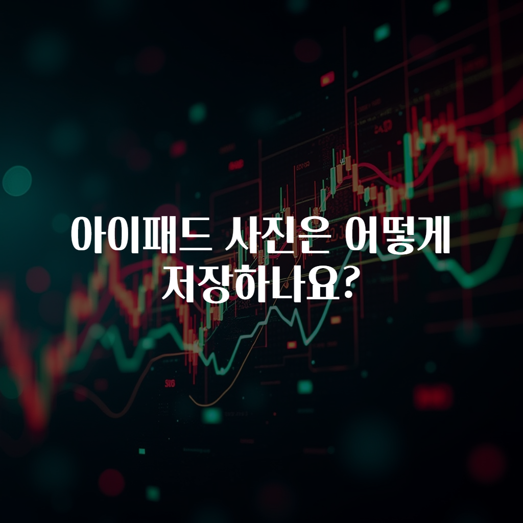 아이패드 사진은 어떻게 저장하나요?