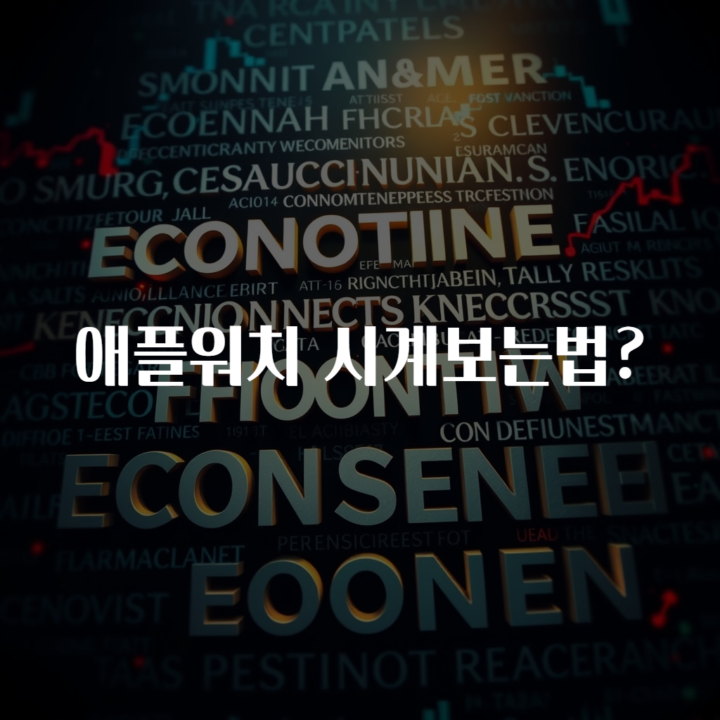 애플워치 시계보는법?