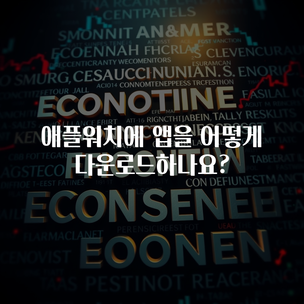 애플워치에 앱을 어떻게 다운로드하나요?
