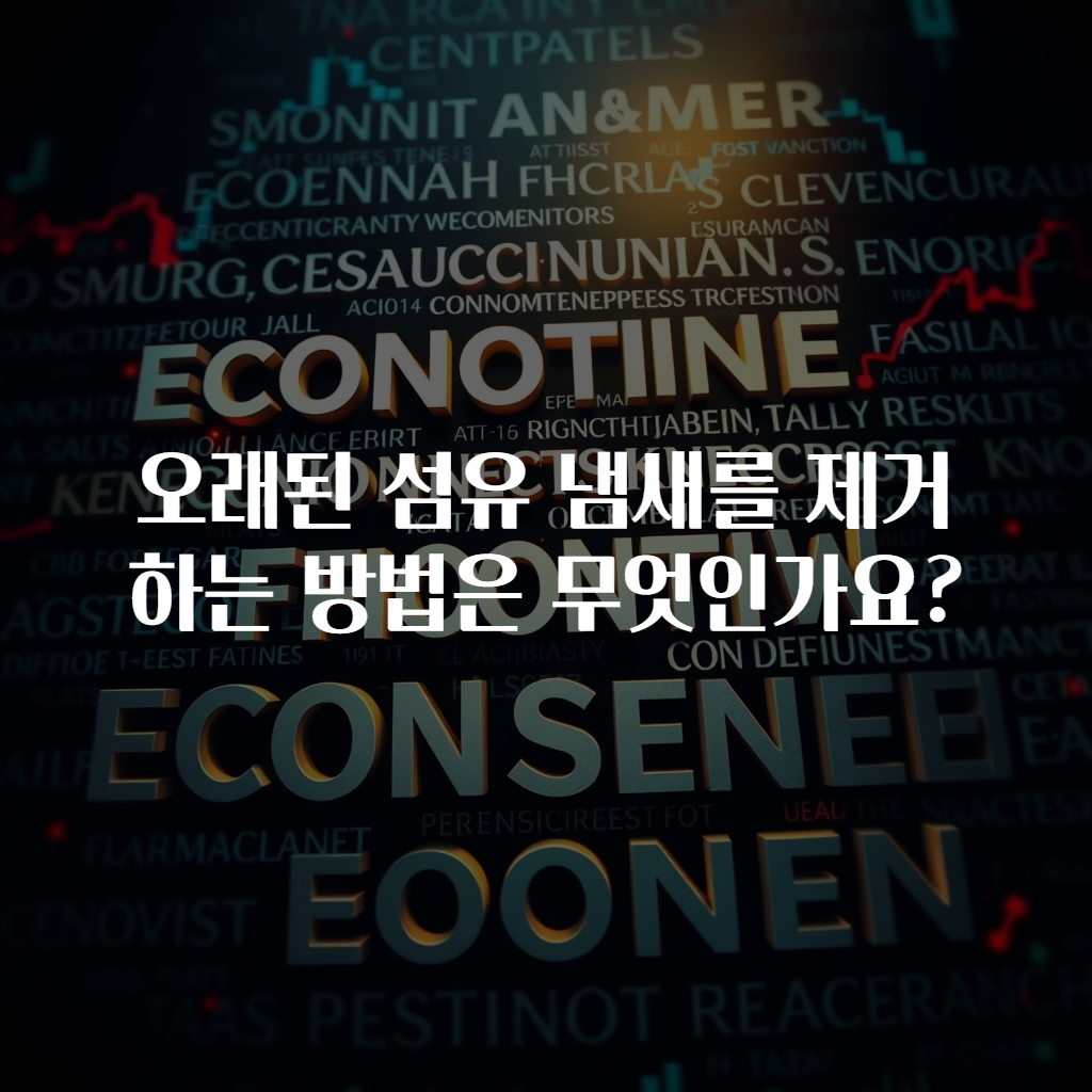 오래된 섬유 냄새를 제거하는 방법은 무엇인가요?