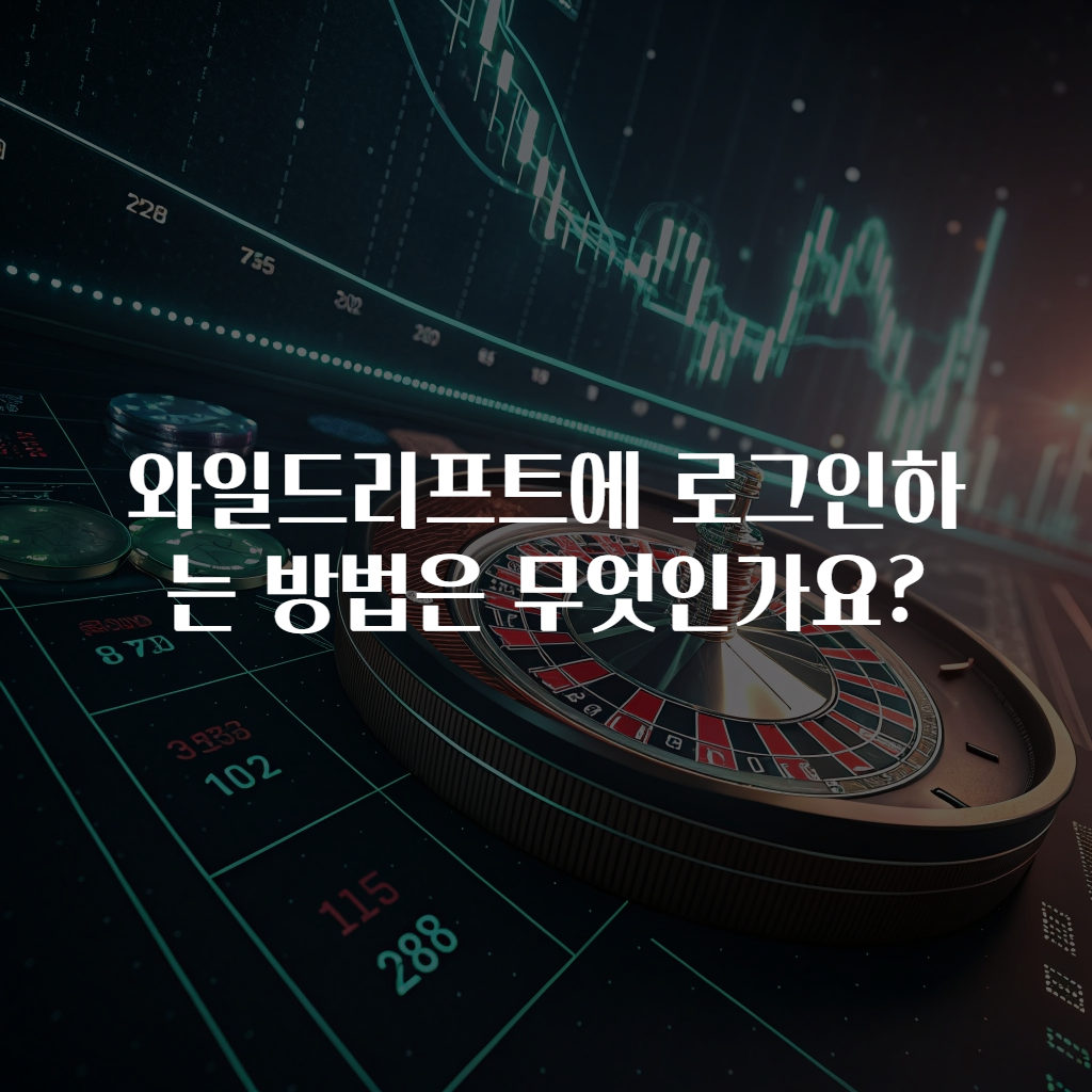 와일드리프트에 로그인하는 방법은 무엇인가요?