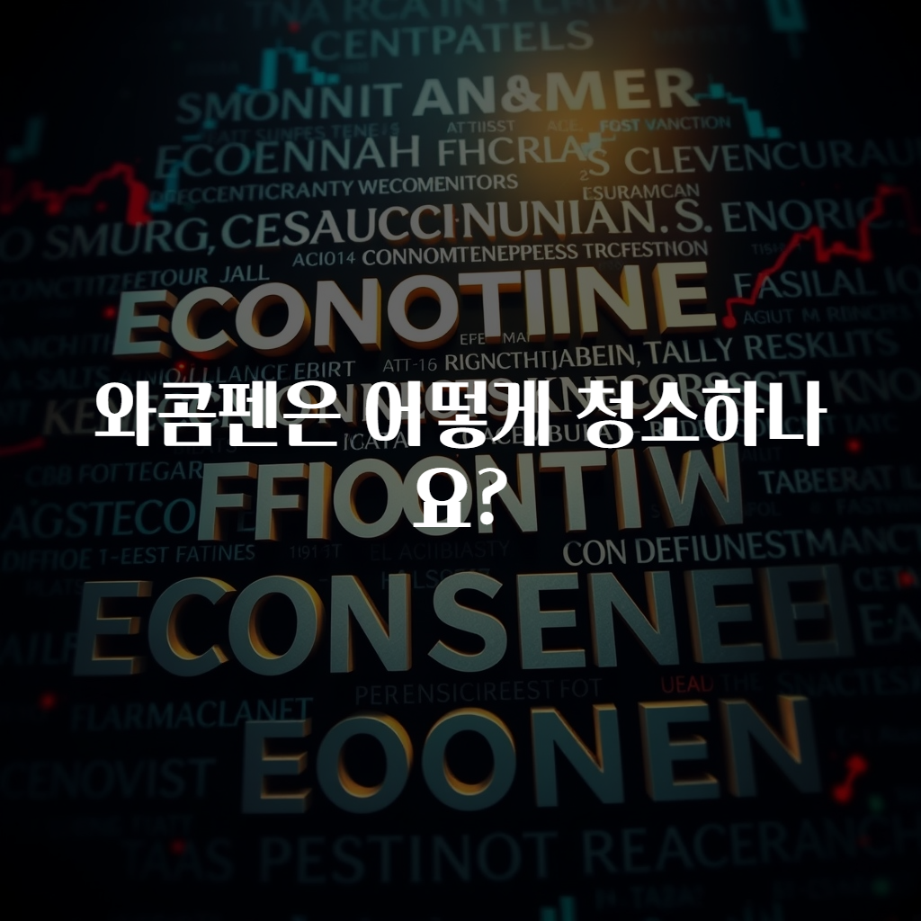 와콤펜은 어떻게 청소하나요?