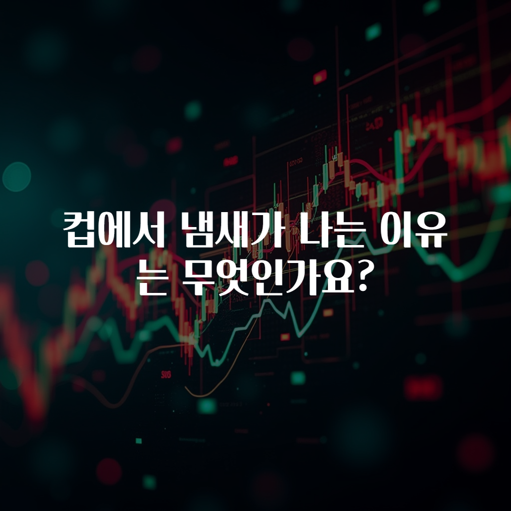 컵에서 냄새가 나는 이유는 무엇인가요?