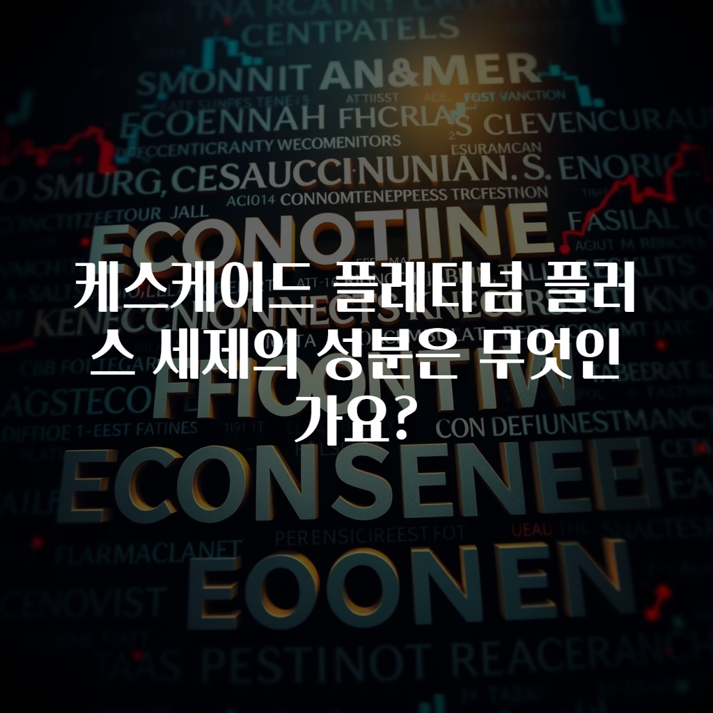 케스케이드 플레티넘 플러스 세제의 성분은 무엇인가요?