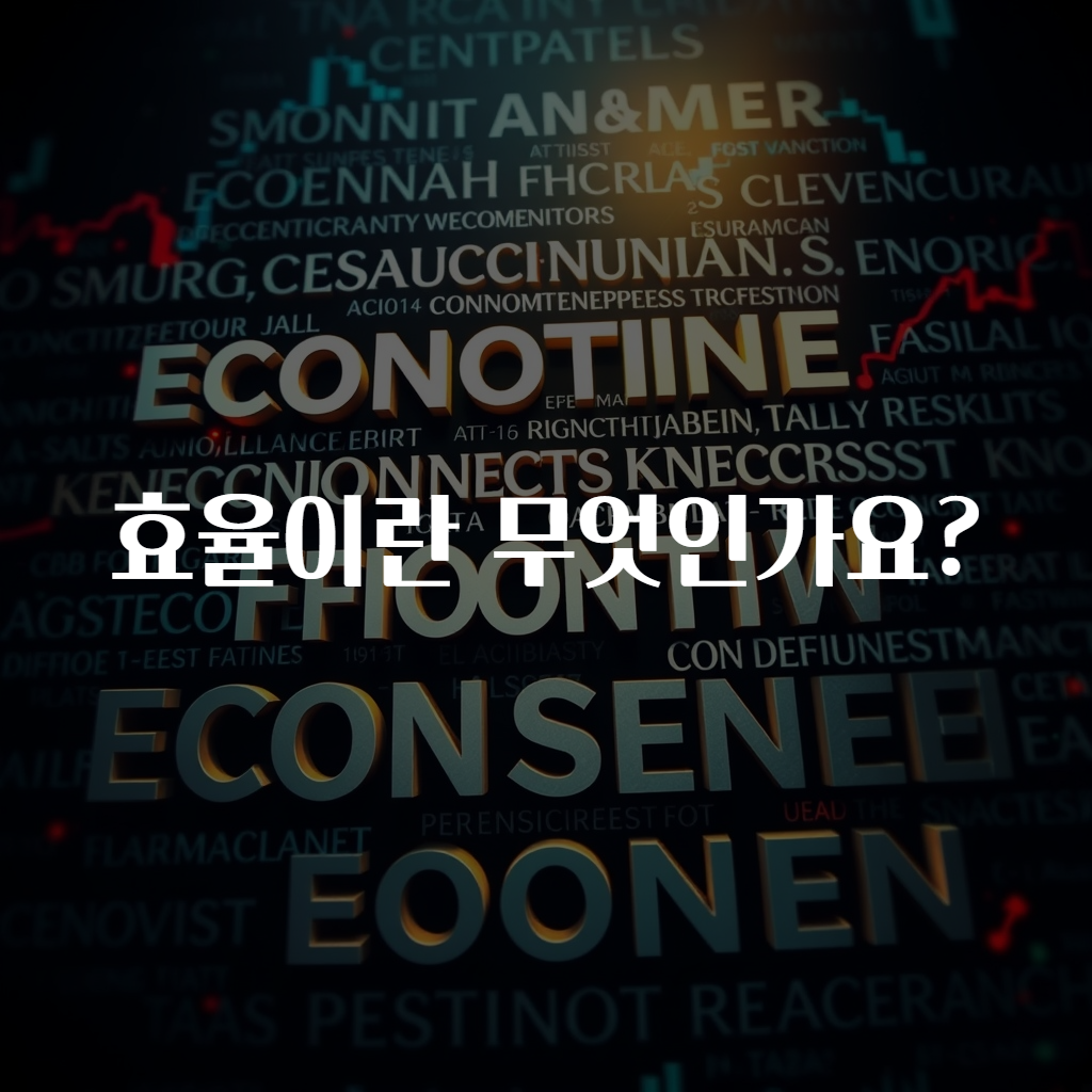 효율이란 무엇인가요?
