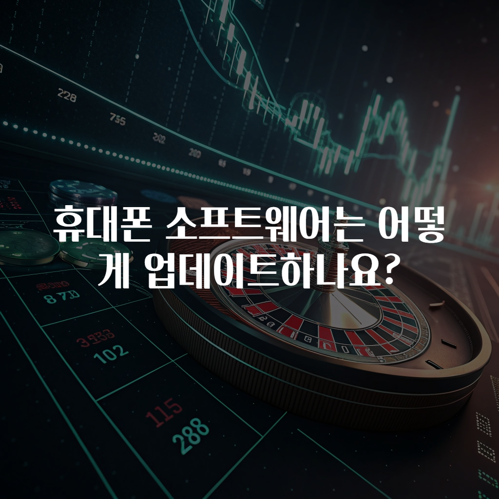 휴대폰 소프트웨어는 어떻게 업데이트하나요?