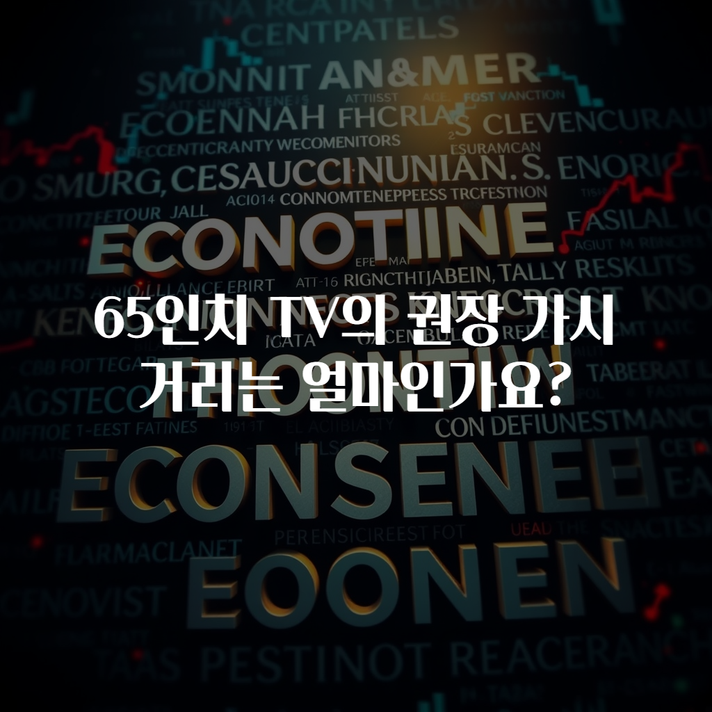 65인치 TV의 권장 가시거리는 얼마인가요?