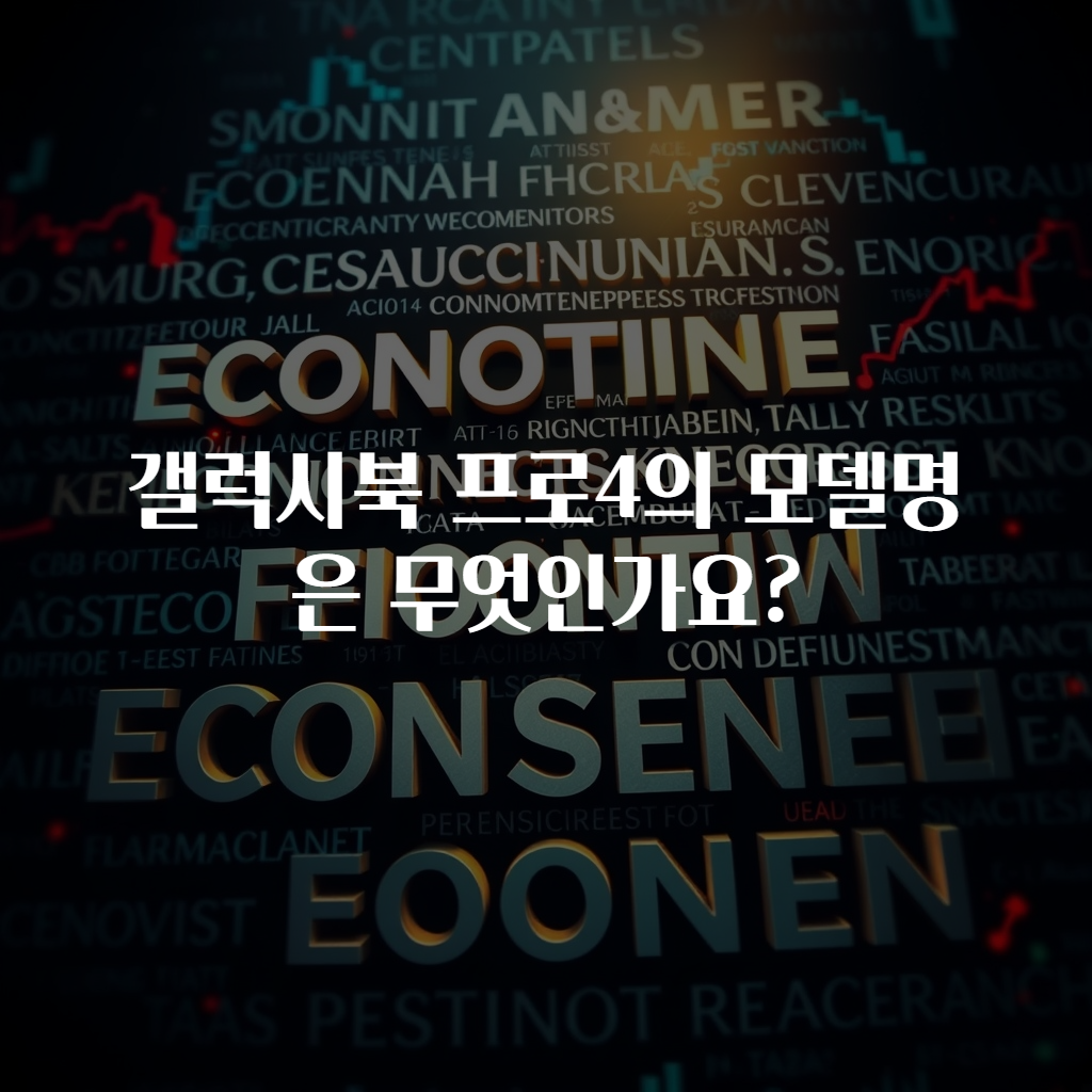 갤럭시북 프로4의 모델명은 무엇인가요?