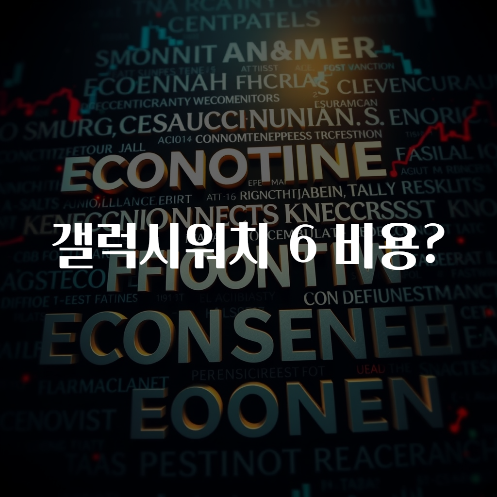 갤럭시워치 6 비용?