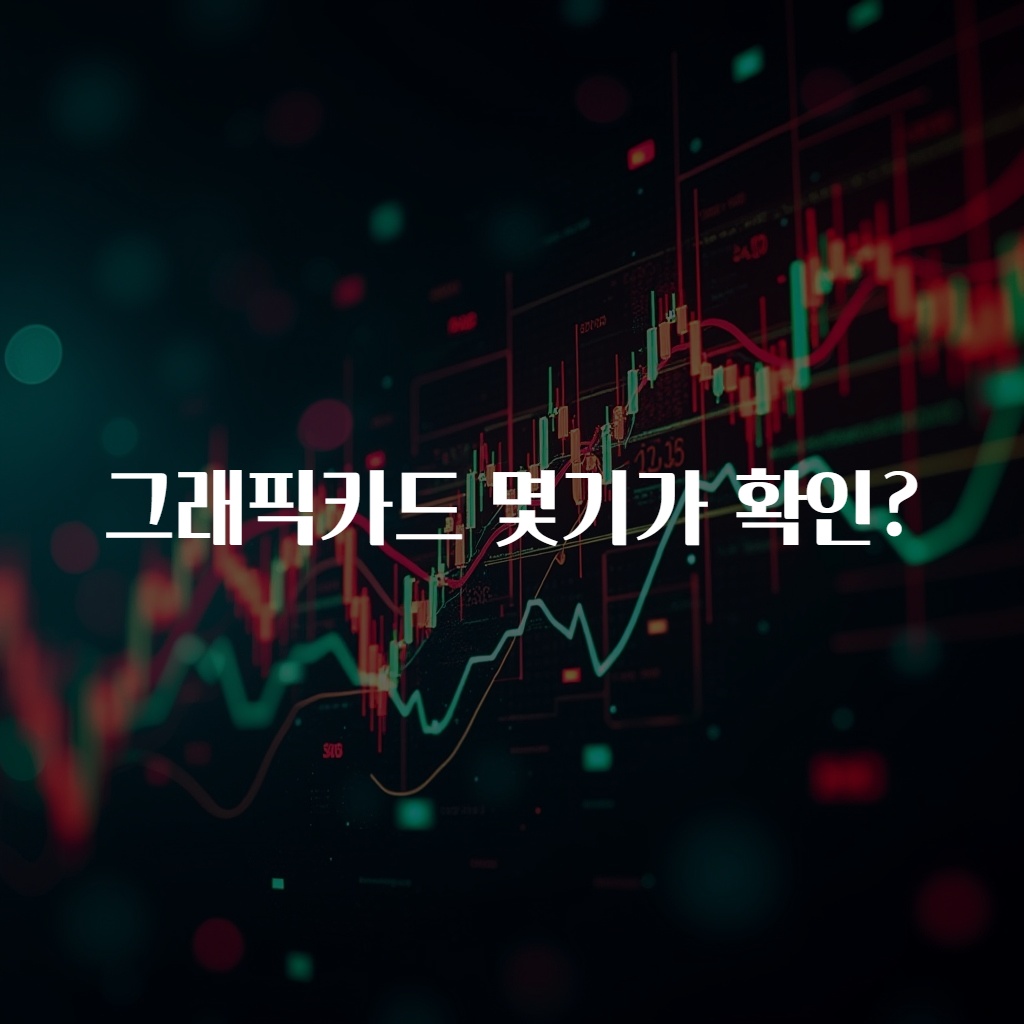 그래픽카드 몇기가 확인?