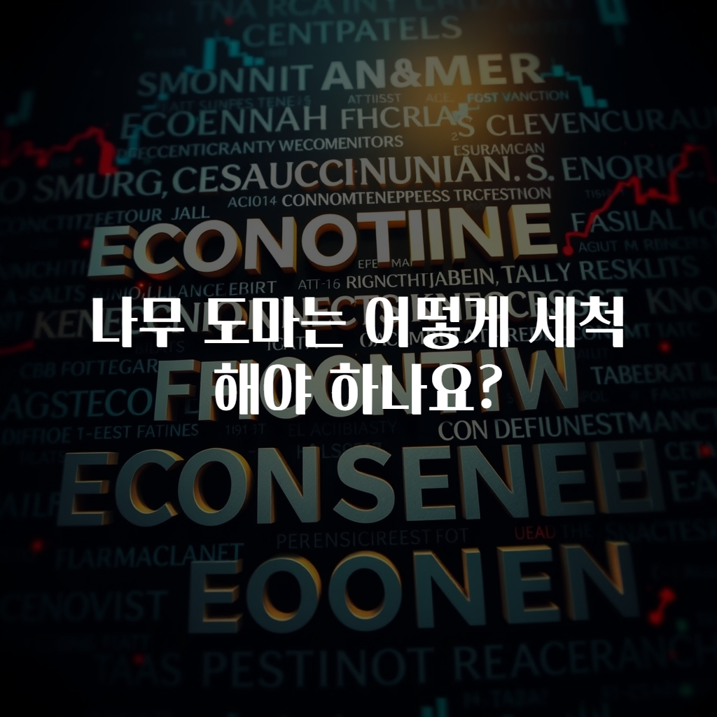 나무 도마는 어떻게 세척해야 하나요?