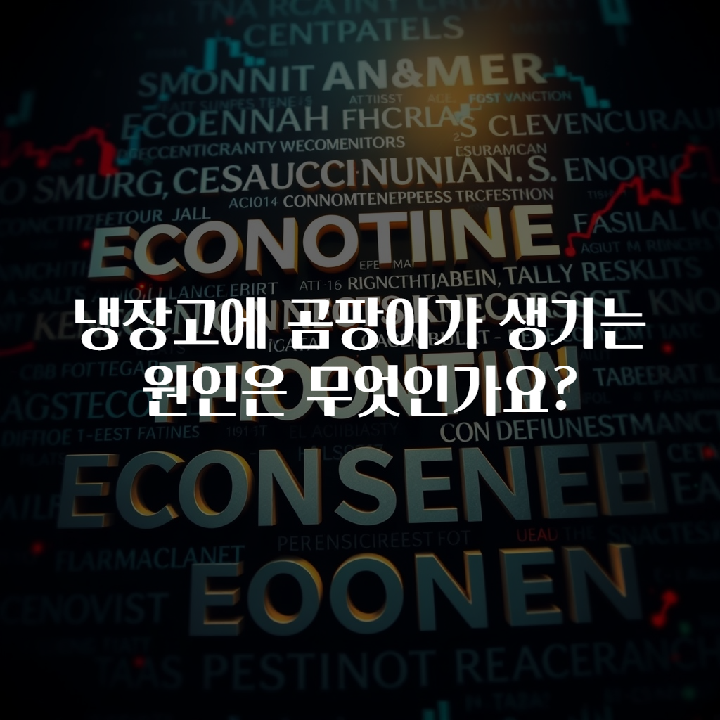 냉장고에 곰팡이가 생기는 원인은 무엇인가요?