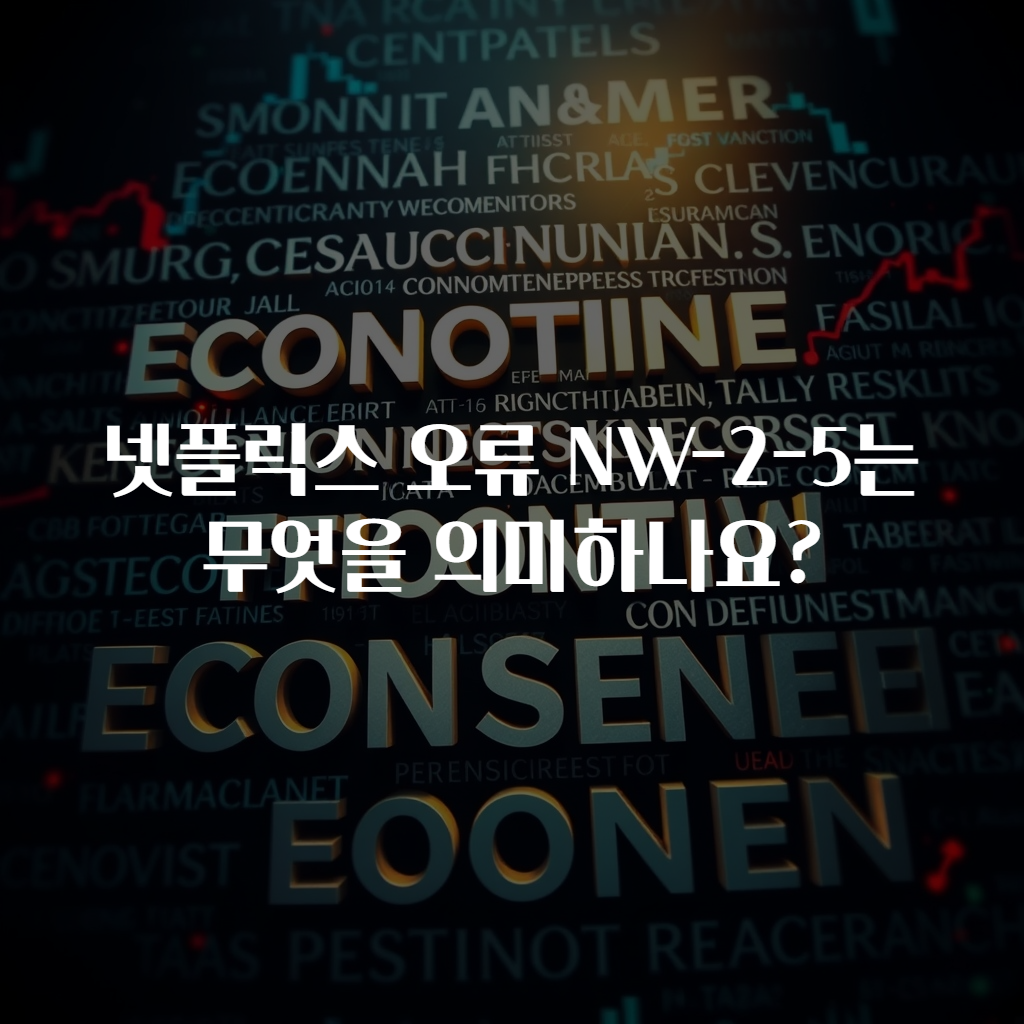 넷플릭스 오류 NW-2-5는 무엇을 의미하나요?