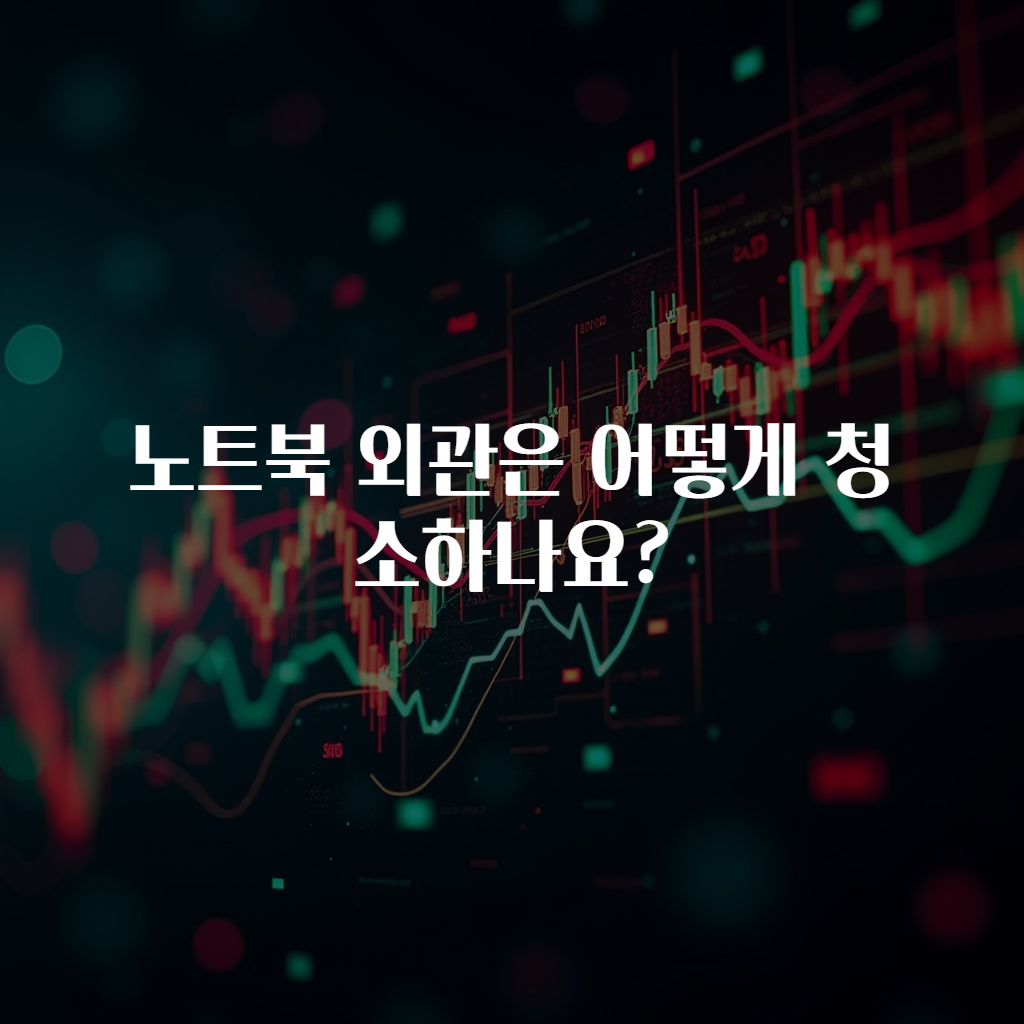 노트북 외관은 어떻게 청소하나요?