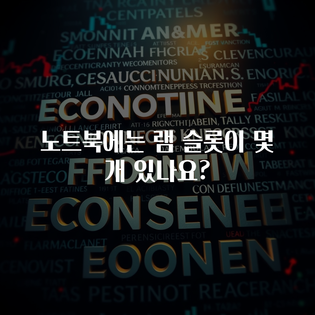 노트북에는 램 슬롯이 몇 개 있나요?