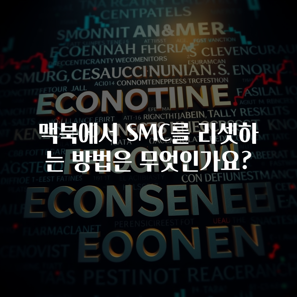 맥북에서 SMC를 리셋하는 방법은 무엇인가요?