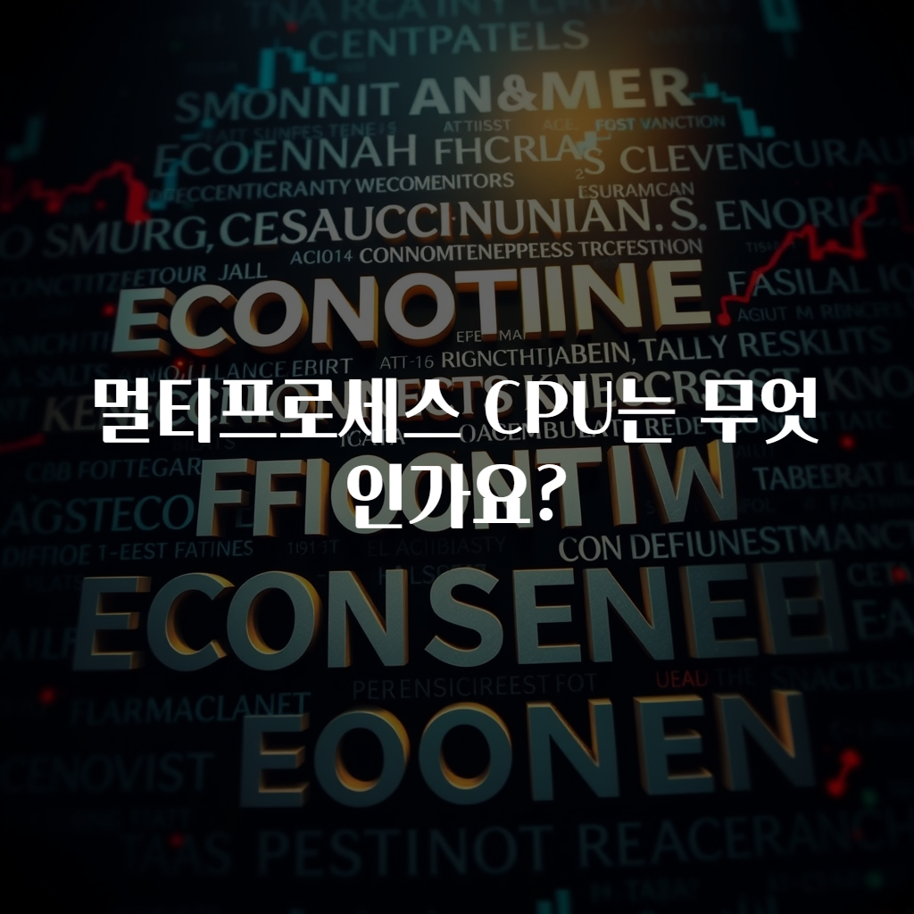 멀티프로세스 CPU는 무엇인가요?