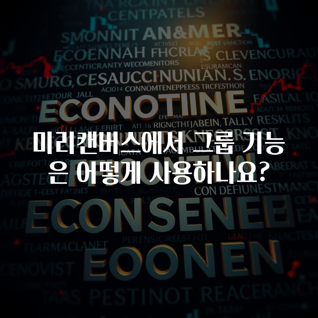 미리캔버스에서 그룹 기능은 어떻게 사용하나요?