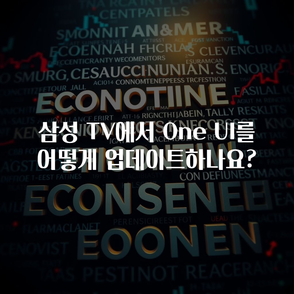 삼성 TV에서 One UI를 어떻게 업데이트하나요?