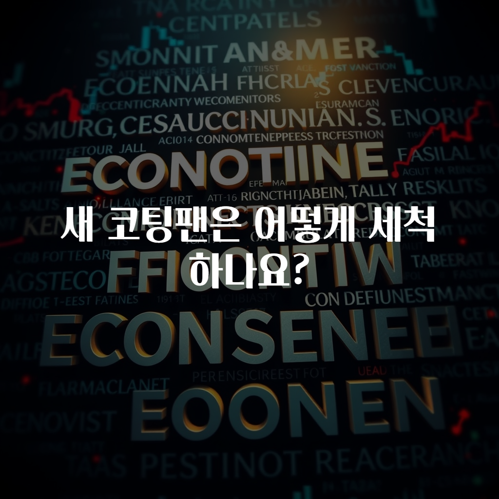 새 코팅팬은 어떻게 세척하나요?