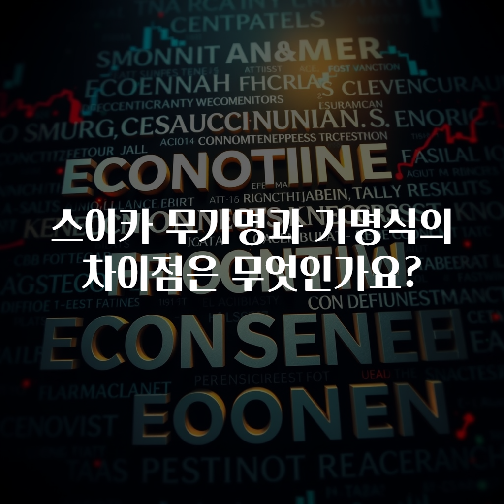 스이카 무기명과 기명식의 차이점은 무엇인가요?