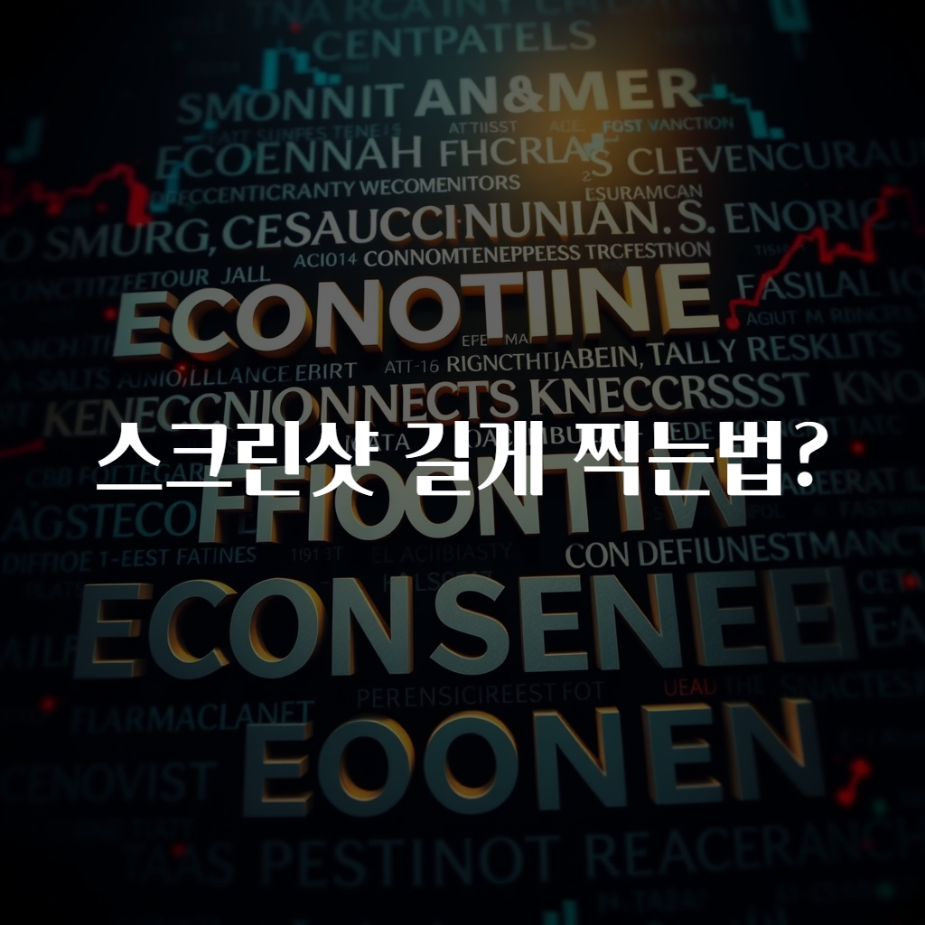 스크린샷 길게 찍는법?