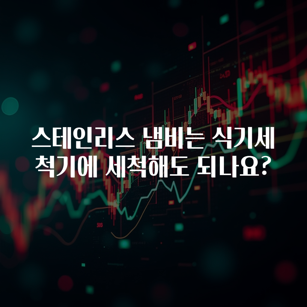 스테인리스 냄비는 식기세척기에 세척해도 되나요?