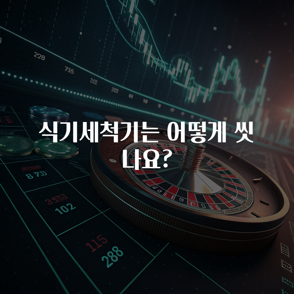 식기세척기는 어떻게 씻나요?