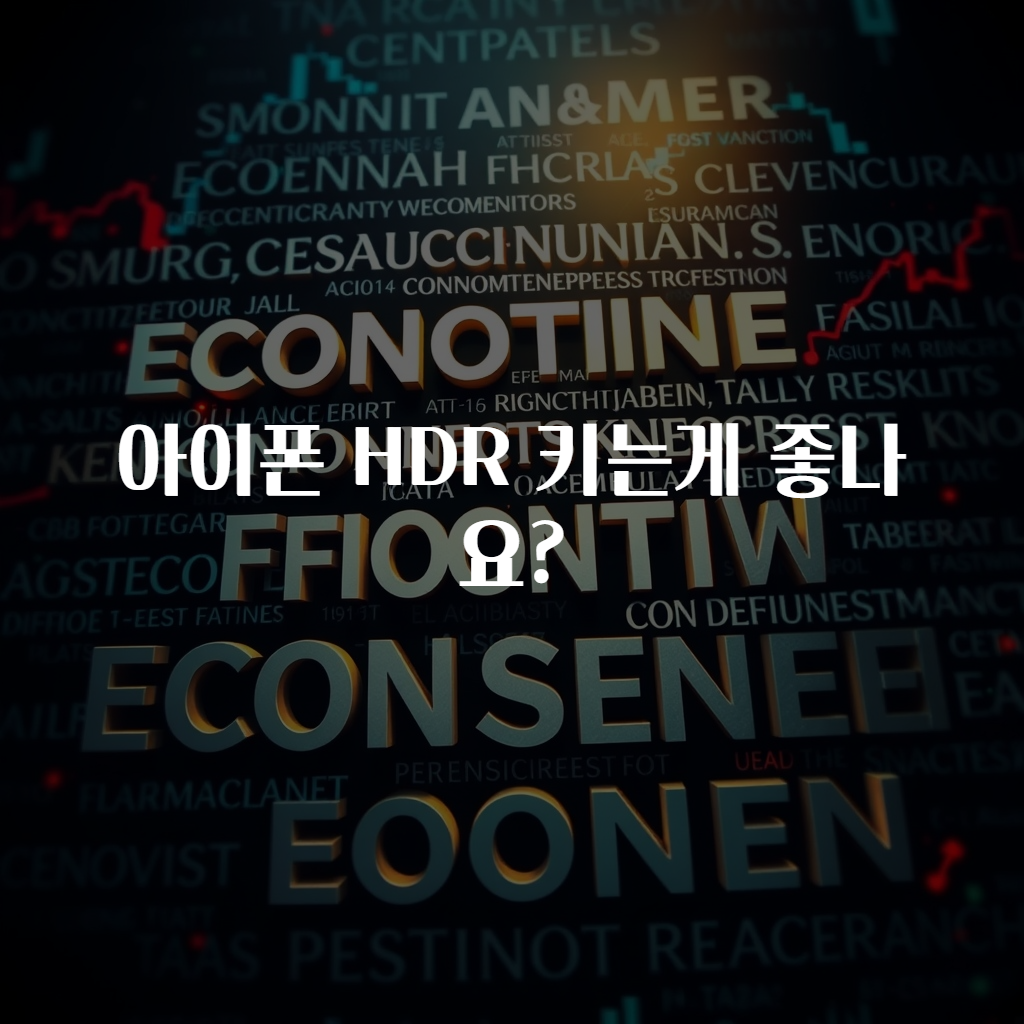 아이폰 HDR 키는게 좋나요?